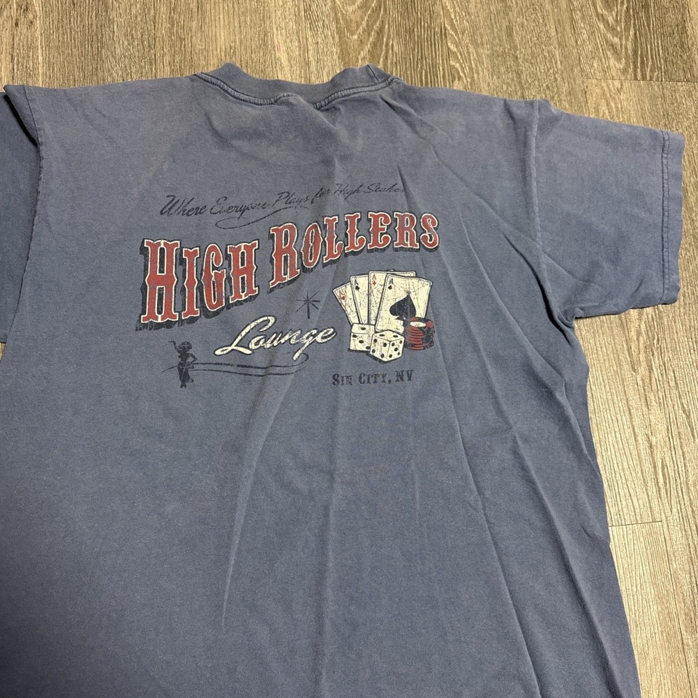 Vintage Aeropostale Sin City Las Vegas POKER T-Shirt Men's Size Large